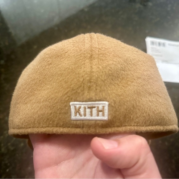 Kith x New York Yankees New Era Melton Wool Low Profile 59Fifty Size 7 1/4 - Picture 2 of 10